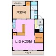 メゾンリリーベルⅡの間取図
