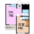 日の出マンションの間取図