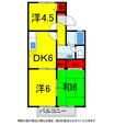 総武本線 四街道駅 2階建 築31年の間取図