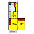総武本線 四街道駅 2階建 築30年の間取図