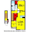 総武本線 四街道駅 2階建 建築中の間取図
