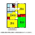 総武本線 四街道駅 2階建 築31年の間取図