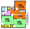 山陽本線（中国） 東岡山駅 2階建 築31年の間取図