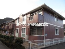 赤穂線（岡山県内） 寒河駅 2階建 築28年の外観写真