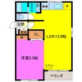 メゾンドゥ天翔の間取図