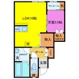 ル・アンジュ Ouestの間取図
