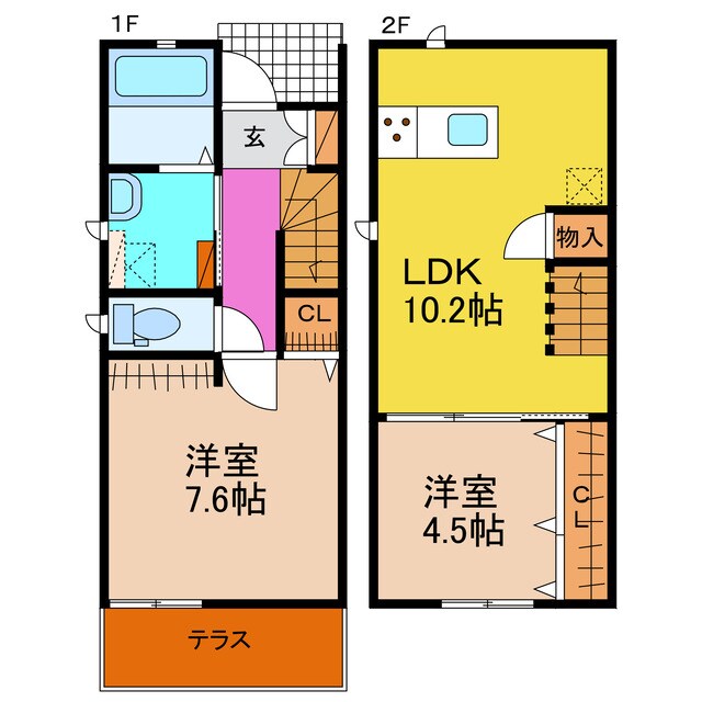 ｃｏｃｏｒｕの間取り図