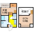 MODERN PALAZZO 福田町B棟の間取図