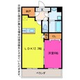 アヴェニュー赤代の間取図