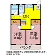 ソルテ川田の間取図