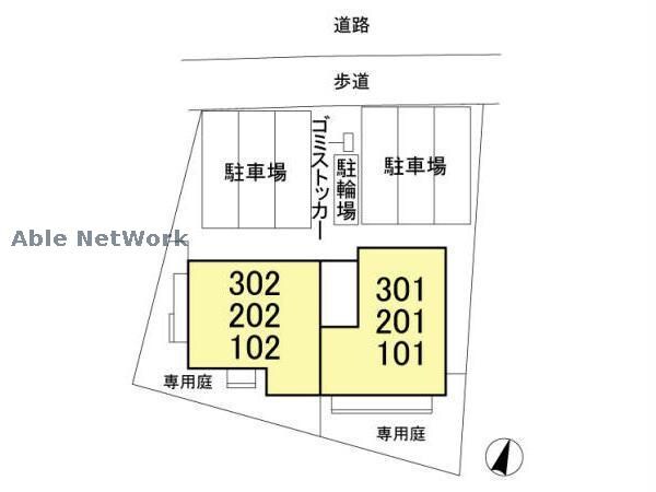 物件外観写真18　(平面図)