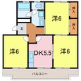 棚尾マンションの間取図