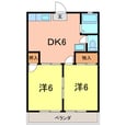 タウニーＫの間取図