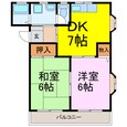 アイの山ハイツＢの間取図