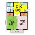 フレッシュハイツの間取図