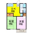 シティハイムフローレンスⅡの間取図