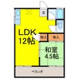ダジュールの間取図