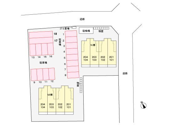 駐車場(駐車場)