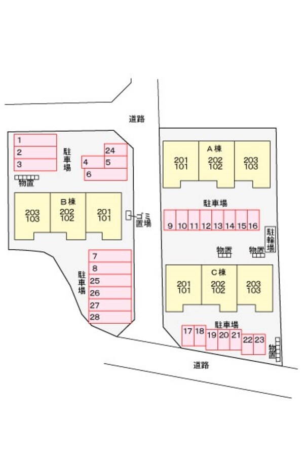 駐車場(駐車場)