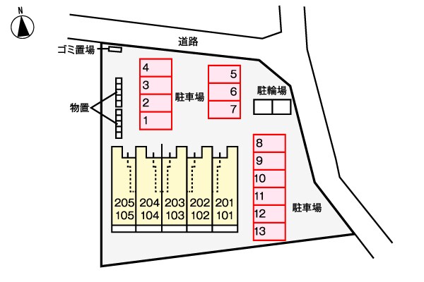 駐車場(駐車場)