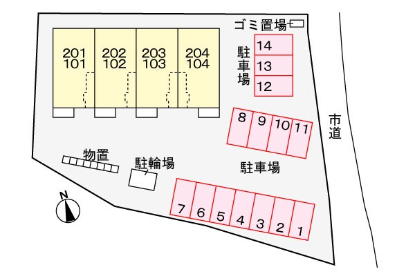 駐車場(駐車場)