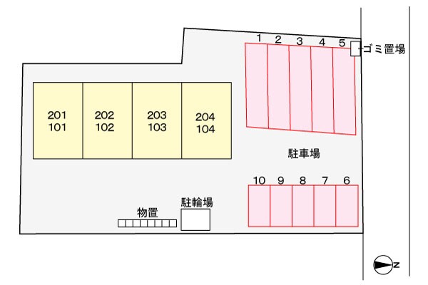 駐車場(駐車場)