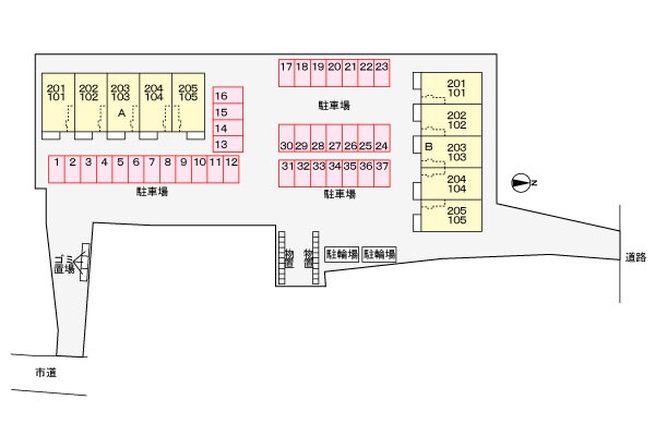 駐車場(駐車場)