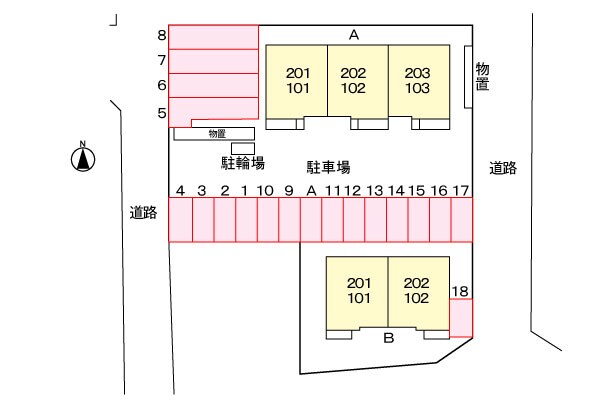 駐車場(駐車場)