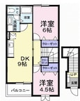 ベルソー　Ａの間取図