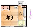 コーポヨシダの間取図