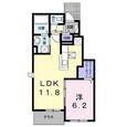 クレールⅢCの間取図