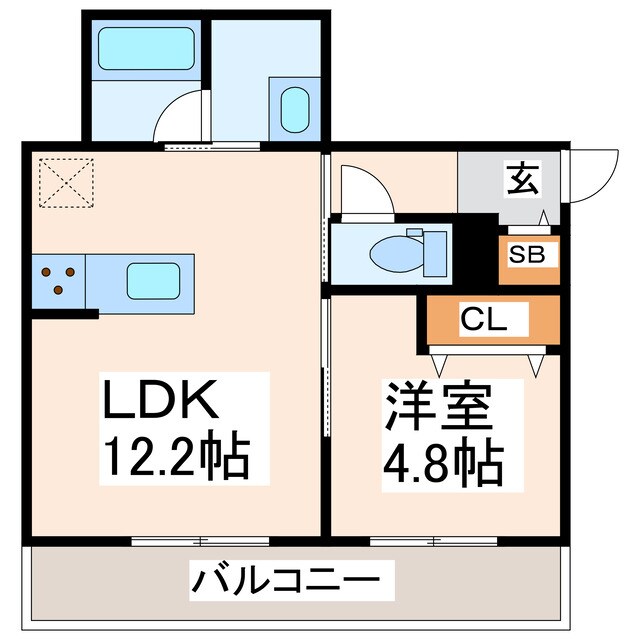 シャーメゾンprostの間取り図