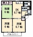 宇野線<宇野みなと線> 妹尾駅 2階建 築23年の間取図
