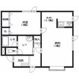 アイバリー西桔梗の間取図