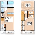 東北本線 郡山駅 2階建 築10年の間取図