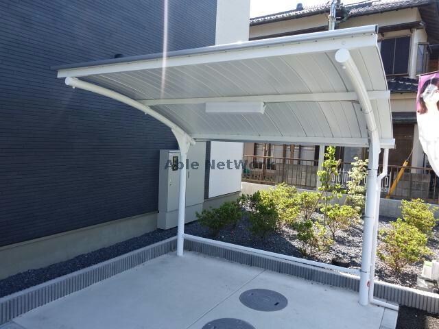 セレーノアキの駐輪場