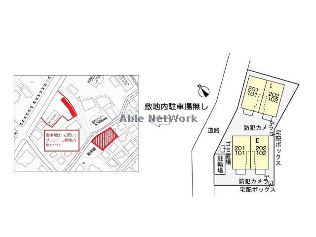 物件外観写真18　(駐車場配置図)