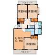 クレール林島の間取図