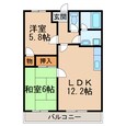 ハイツ石尾台の間取図