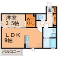 リヴェール（西屋町）の間取図