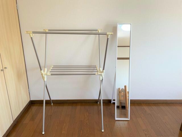 物件内観写真22　(室内物干し・鏡)