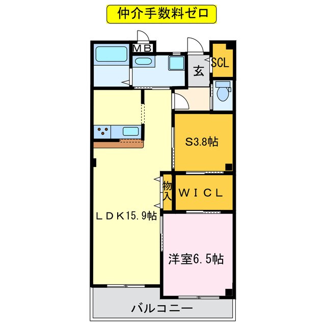 ピノワール　弐番館の間取り図