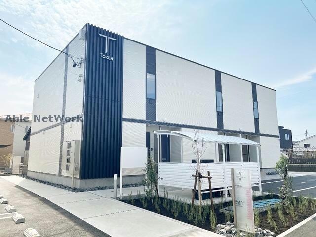 額田郡幸田町賃貸アパート新築工事のエントランス部分