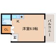 近鉄難波線・奈良線 近鉄奈良駅 3階建 築38年の間取図