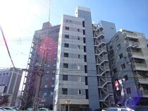 長野電鉄長野線 市役所前駅 9階建 築34年の外観写真