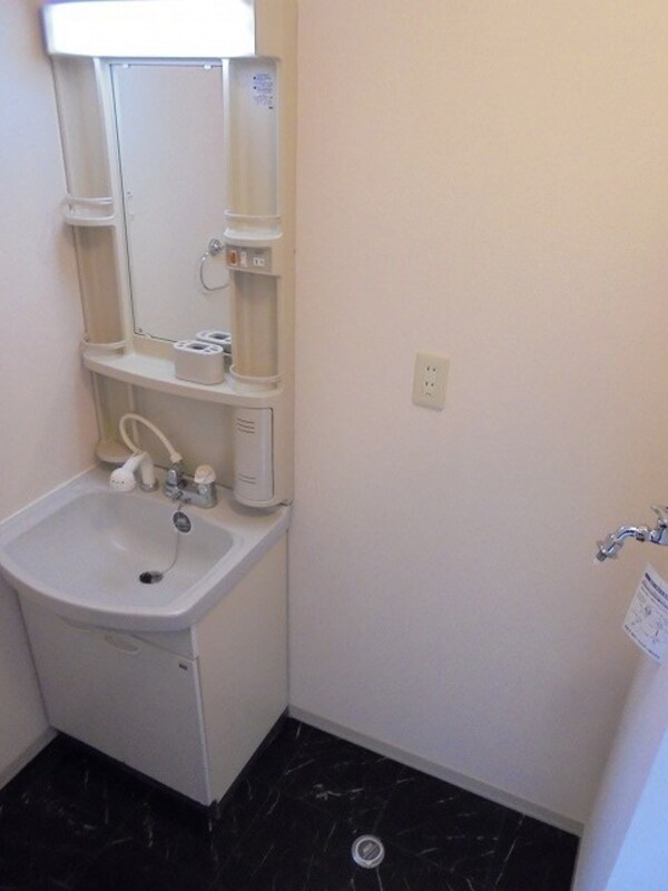 洗面所(写真は201号室です（参考）)