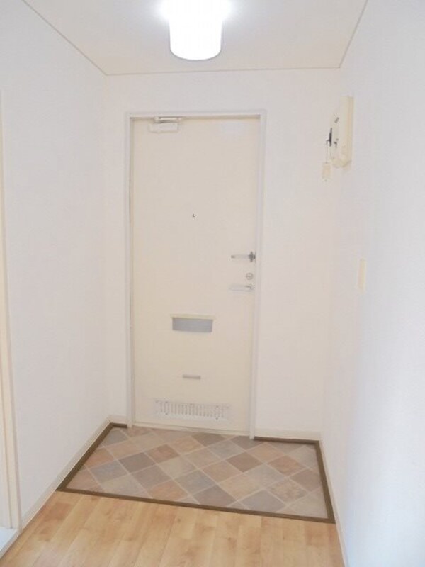 玄関(写真は201号室です。（参考）)