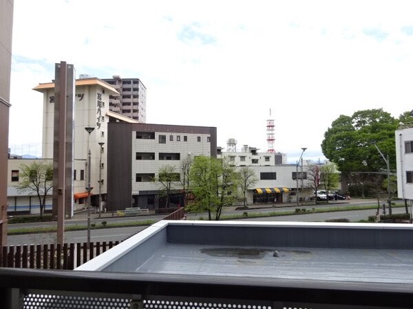 眺望(写真は203号室です。（参考）)