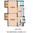 タザマアパートの間取図