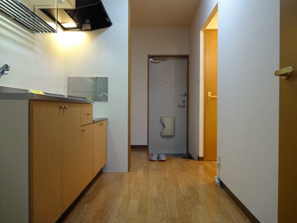 その他部屋・スペース(居室からキッチン・玄関へ　画像は201号室です（参考）)